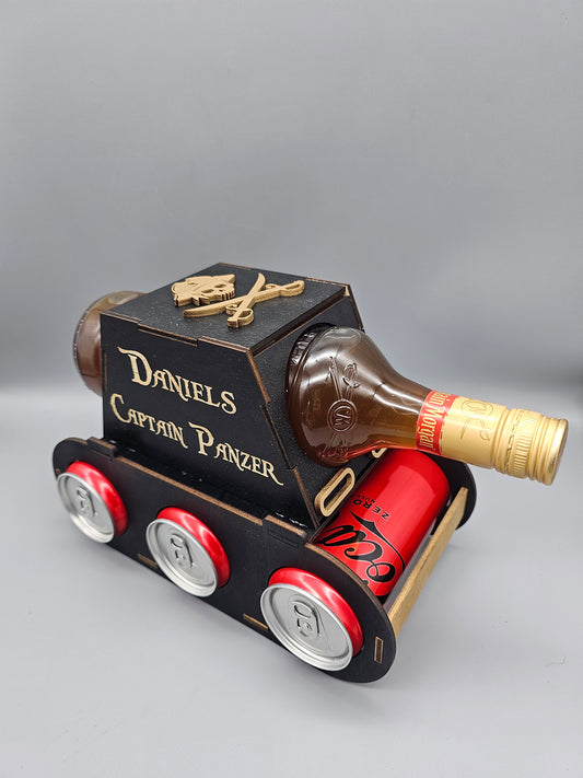 Captain-Morgan Panzer – Geschenk für Männer zum Vatertag & Geburtstag mit Wunschgravur