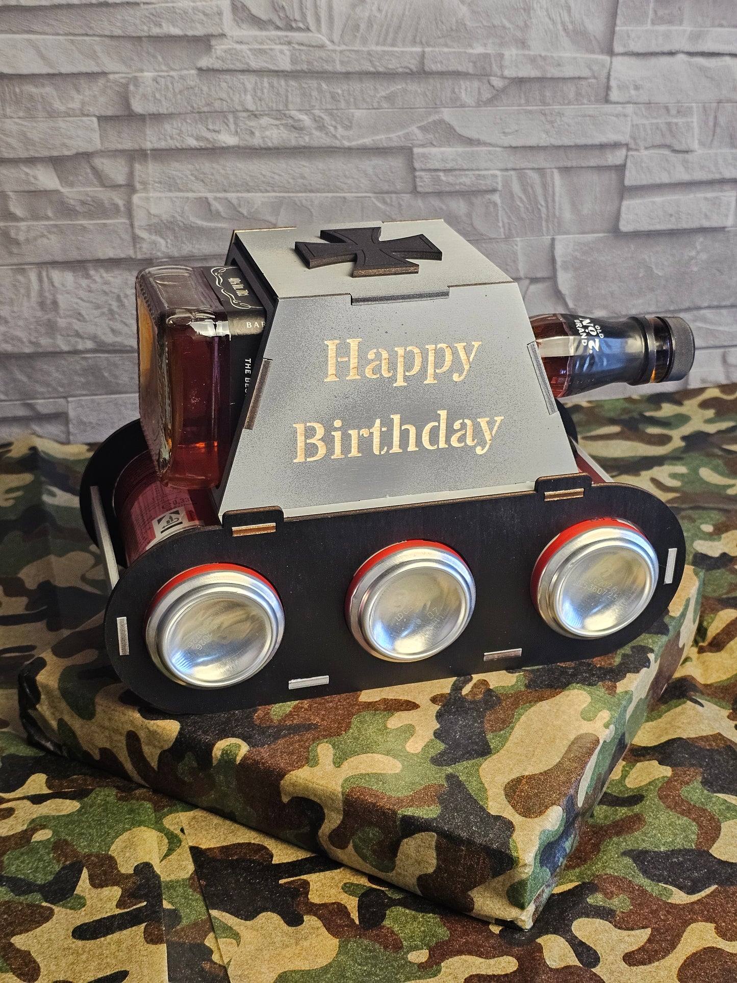 Jacky Panzer – Geschenk für Männer zum Vatertag & Geburtstag mit Wunschgravur