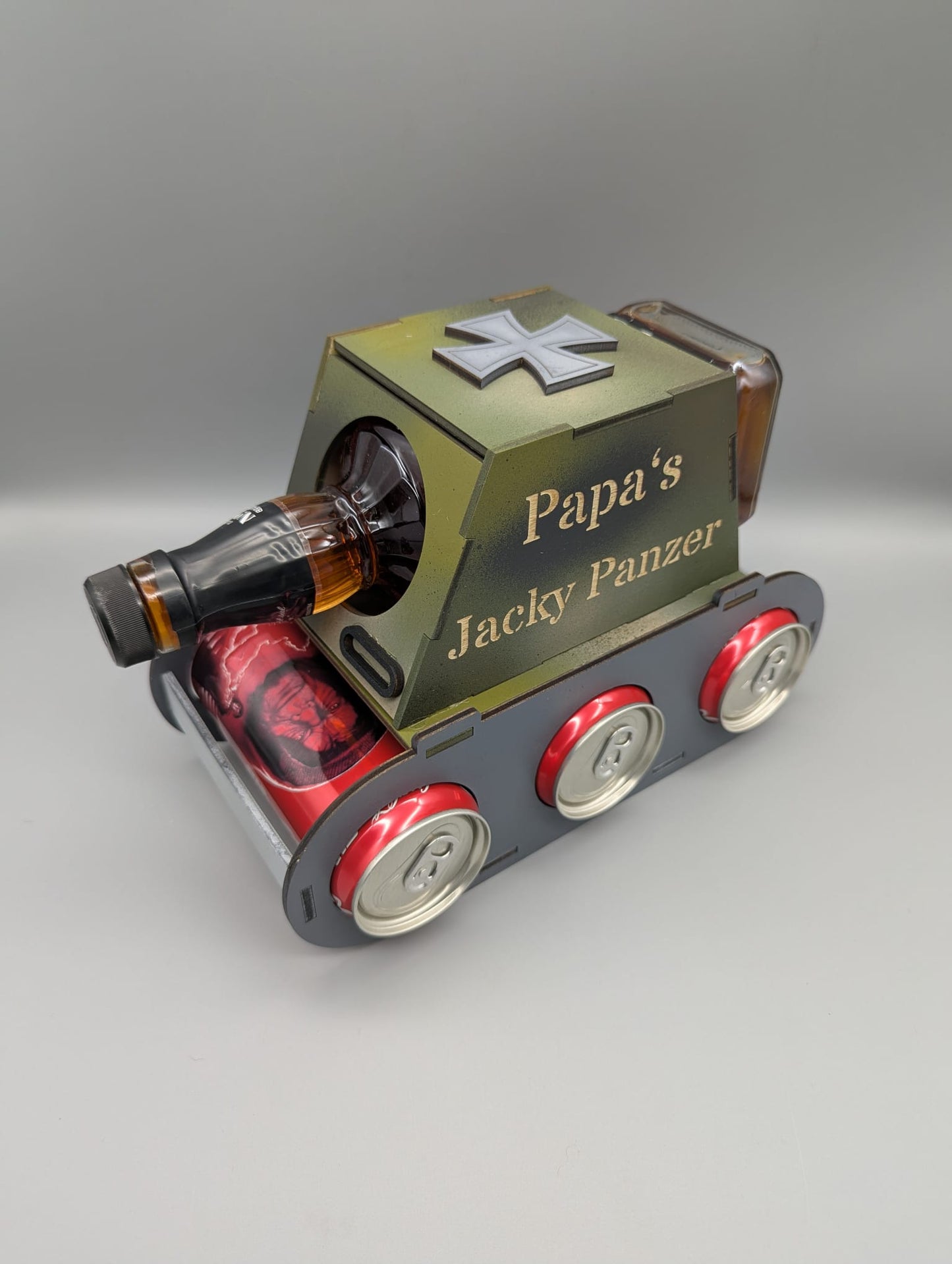 Jacky Panzer – Geschenk für Männer zum Vatertag & Geburtstag mit Wunschgravur